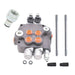 DURAFORCE Hydraulic Control Valve 2Spool Double Acting 21GPM 3600 PSI SAE with conversion