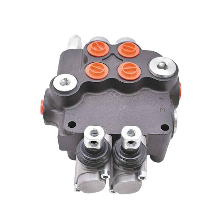 DURAFORCE Hydraulic Control Valve 2Spool Double Acting 21GPM 3600 PSI SAE with conversion