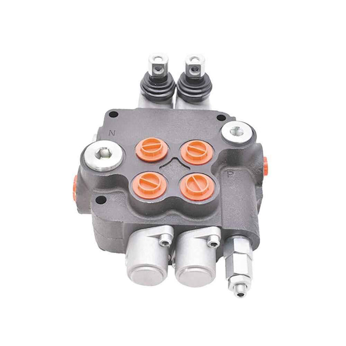 DURAFORCE Hydraulic Control Valve 2Spool Double Acting 21GPM 3600 PSI SAE with conversion