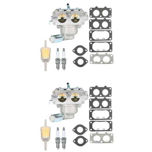 DURAFORCE 2 Pack Carburetor Kit For Briggs & Stratton V TWIN 20 21 23 24 25HP 791230