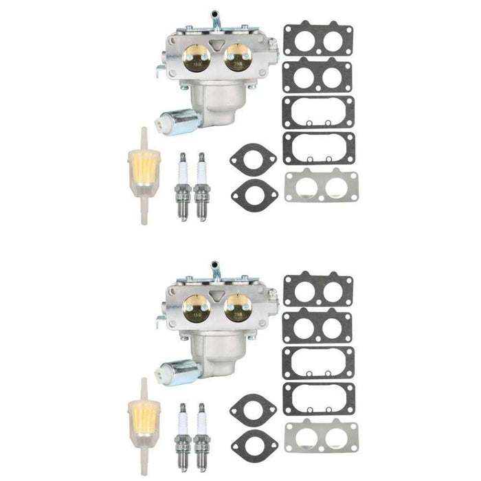 DURAFORCE 2 Pack Carburetor Kit For Briggs & Stratton V TWIN 20 21 23 24 25HP 791230