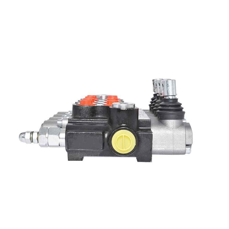 DURAFORCE 11 GPM 4 Spool Double Acting Hydraulic Monoblock Control Valve +Conversion Plug