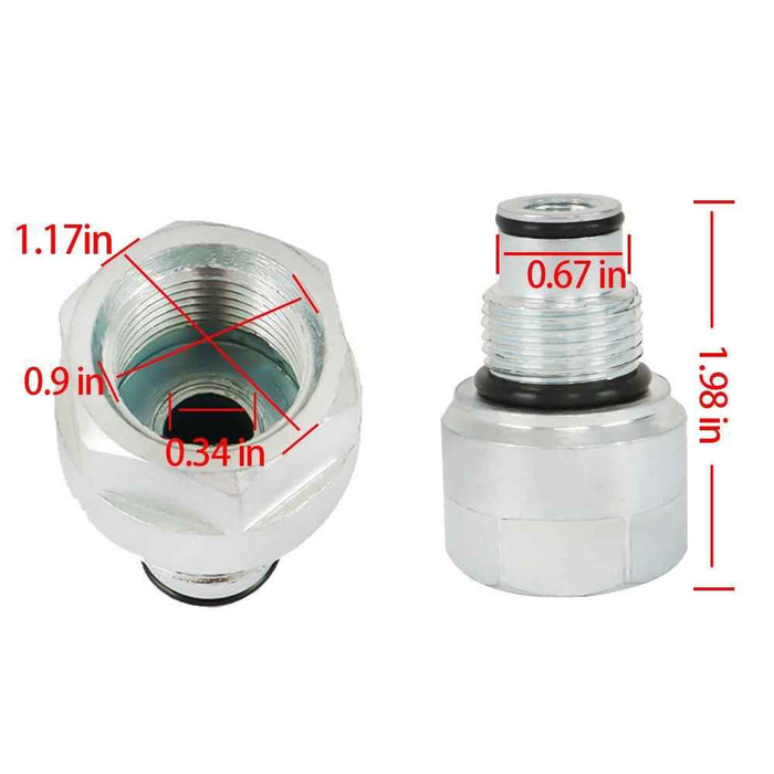 DURAFORCE 11 GPM 4 Spool Double Acting Hydraulic Monoblock Control Valve +Conversion Plug