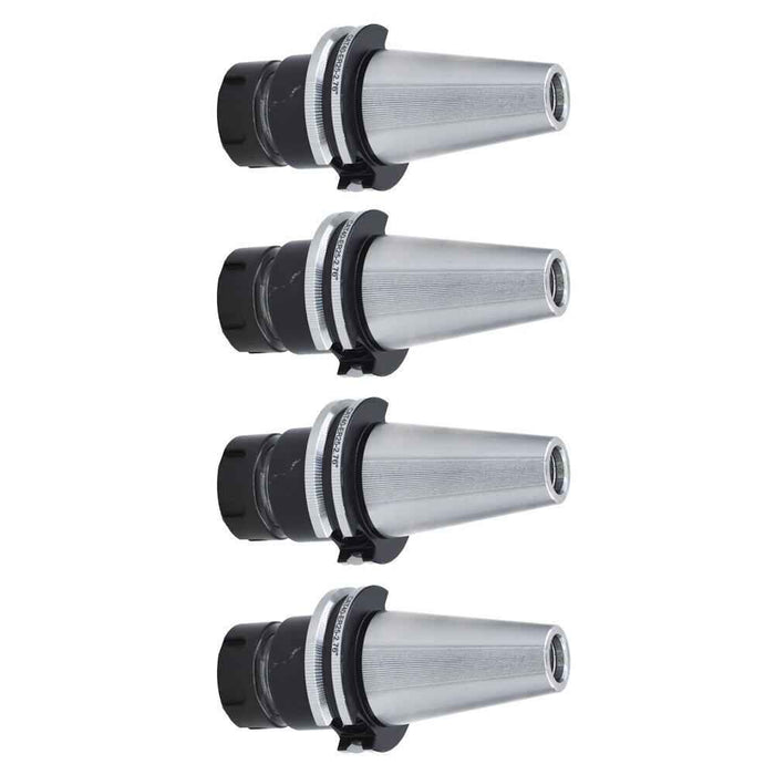 DURAFORCE 4 Pack CAT40 ER25 Collet Chuck W. 2.76" Gage Length Chucks Tool Holder Set