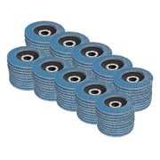 DURAFORCE Flap Disc Sanding Grinding 4.5"×7/8" 40 Grit T29 Premium Zirconia 100 Pack