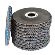 DURAFORCE Flap Disc Sanding Grinding 4.5"×7/8" 40 Grit T29 Premium Zirconia 100 Pack