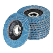 DURAFORCE Flap Disc Sanding Grinding 4.5"×7/8" 40 Grit T29 Premium Zirconia 100 Pack