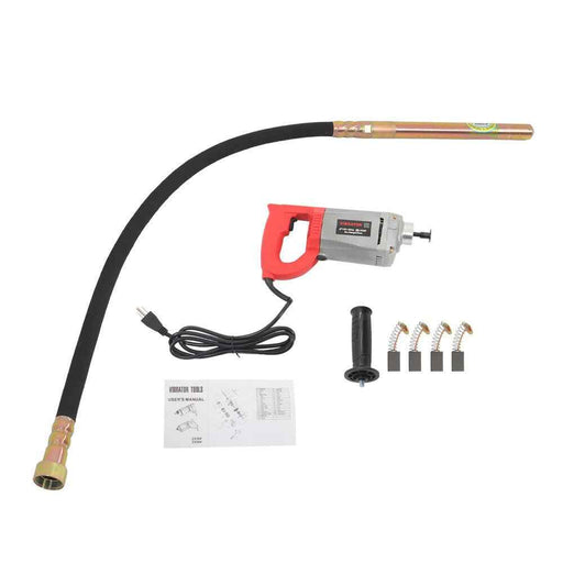 DURAFORCE 1500W Electric Concrete Vibrator Construction Tools 4.5FT Long Shaft Concrete