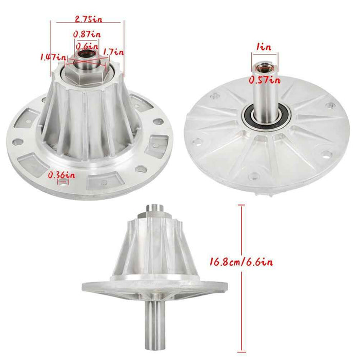 DURAFORCE Spindle 4165022 4115849 For Bob-Cat ZT200 And More For Woods RZ2052B RZ1848B