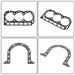DURAFORCE Valve Gasket Kit For Briggs & Stratton DM950D 825527 Gasket Set Mower