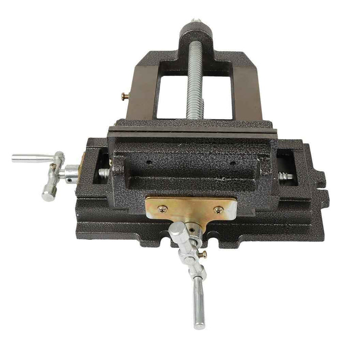 DURAFORCE Heavy Duty 6" Cross Drill Press Vise 2 Way Slide Metal Milling X-Y Clamp Machine