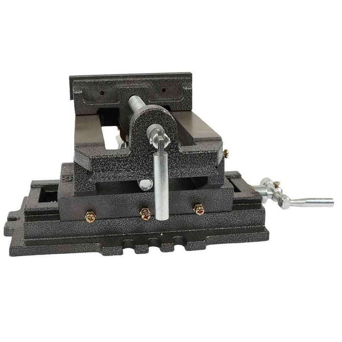 DURAFORCE Heavy Duty 6" Cross Drill Press Vise 2 Way Slide Metal Milling X-Y Clamp Machine
