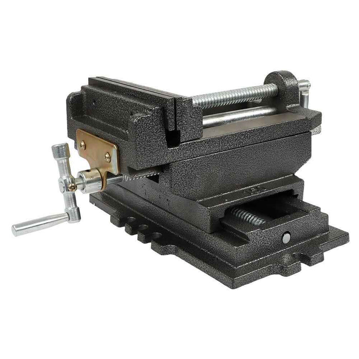 DURAFORCE Heavy Duty 6" Cross Drill Press Vise 2 Way Slide Metal Milling X-Y Clamp Machine