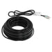 DURAFORCE 100 Feet 8W/FT Black Heat Tape W/ Clip Hook Roof Heat Cable Snow De-icing Kit