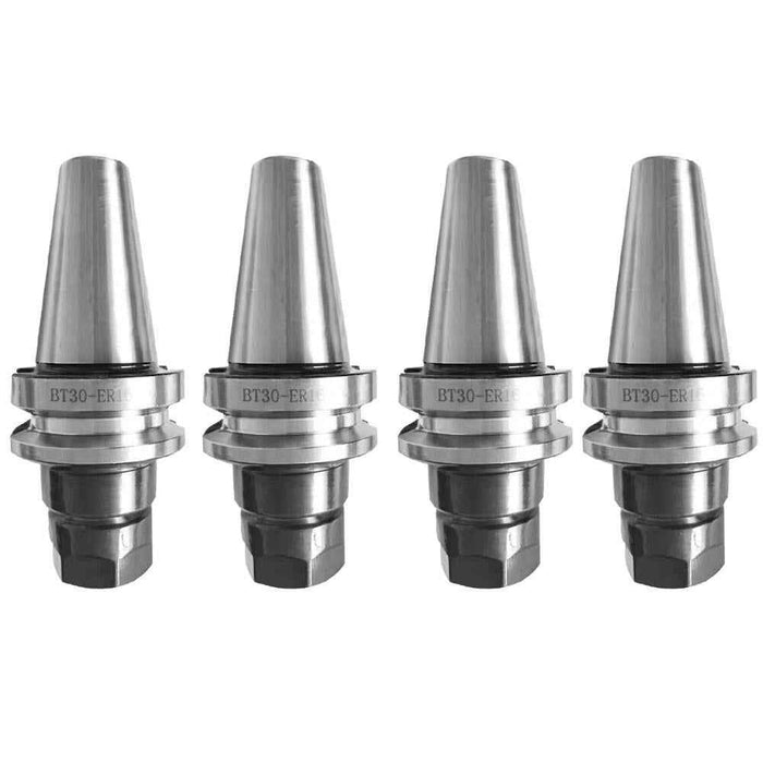 DURAFORCE High Precision 4 Chucks Tool Holder BT30-ER16 Collet Chuck W. 70mm Gage Length