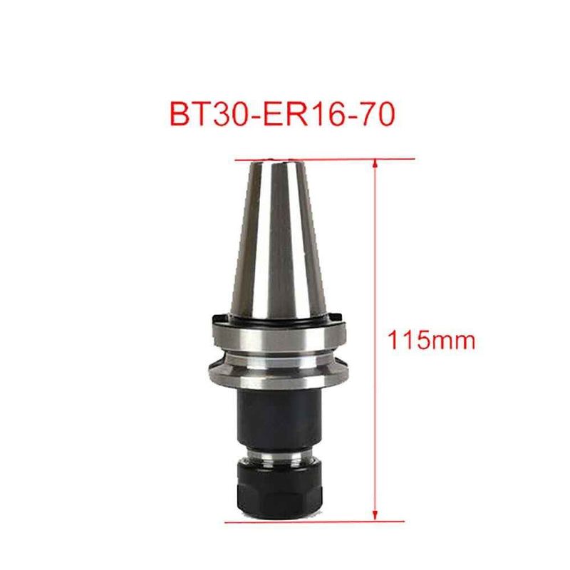 DURAFORCE High Precision 4 Chucks Tool Holder BT30-ER16 Collet Chuck W. 70mm Gage Length