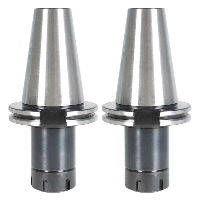 DURAFORCE 2 Pack 4" Gage Length CAT50-ER32 Collet Chuck Tool Holder Set For CNC Milling