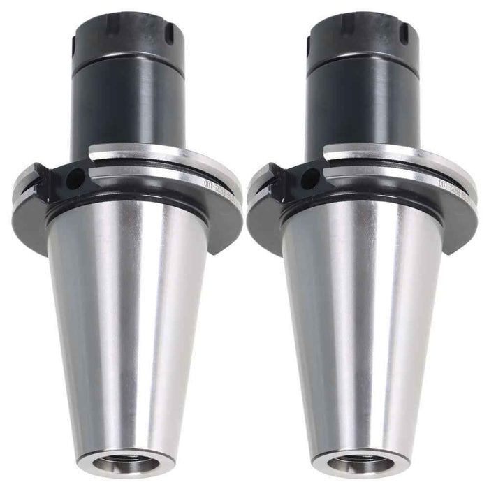 DURAFORCE 2 Pack 4" Gage Length CAT50-ER32 Collet Chuck Tool Holder Set For CNC Milling