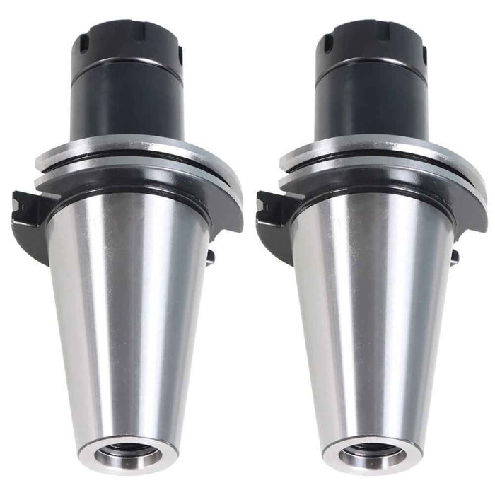 DURAFORCE 2 Pack 4" Gage Length CAT50-ER32 Collet Chuck Tool Holder Set For CNC Milling