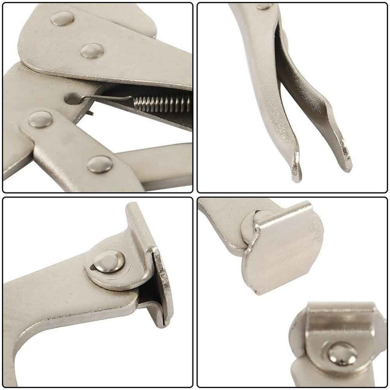DURAFORCE 11" Grip w/ Swivel Pad Vise Jaws 10 Pcs Adjustable Locking C Clamp Pliers