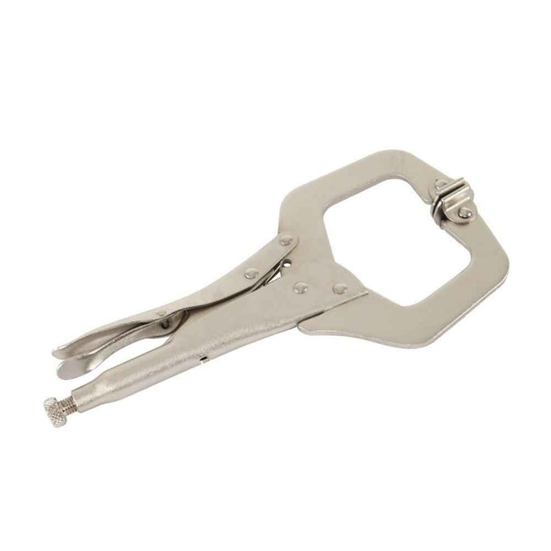 DURAFORCE 11" Grip w/ Swivel Pad Vise Jaws 10 Pcs Adjustable Locking C Clamp Pliers