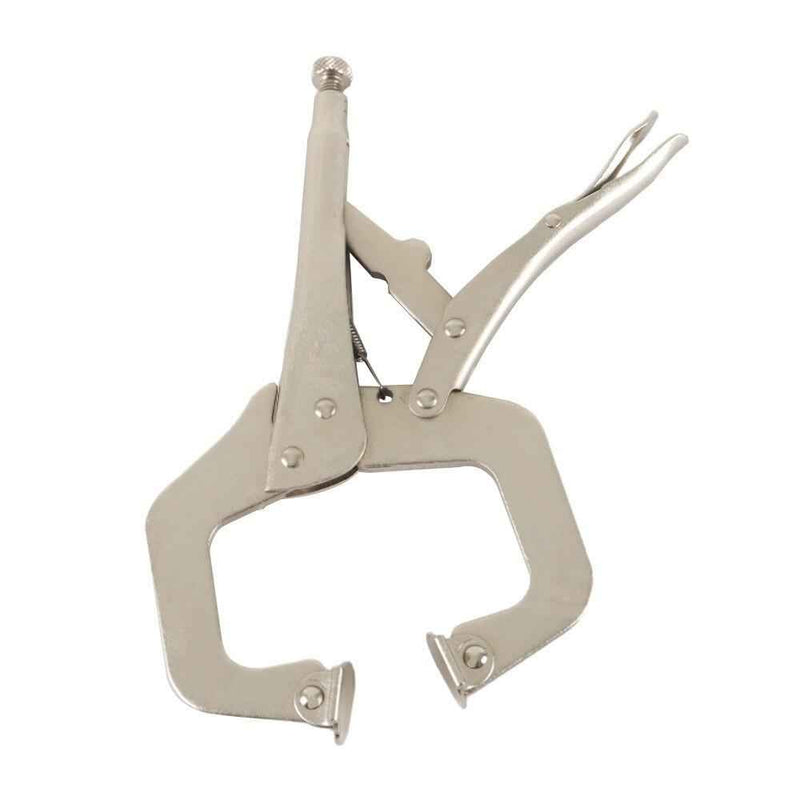 DURAFORCE 11" Grip w/ Swivel Pad Vise Jaws 10 Pcs Adjustable Locking C Clamp Pliers