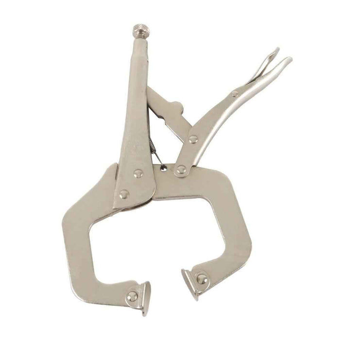 DURAFORCE 11" Grip w/ Swivel Pad Vise Jaws 10 Pcs Adjustable Locking C Clamp Pliers