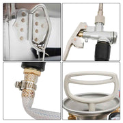 DURAFORCE Stainless Steel Sprayer 3Gal 12L 20" Wand & 3FT With Nozzles for Pest Control