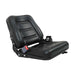 DURAFORCE Forklift Seat Fold Down Tractor Seat Adjustable Back & Seatbelt Switch Universal