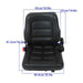 DURAFORCE Forklift Seat Fold Down Tractor Seat Adjustable Back & Seatbelt Switch Universal