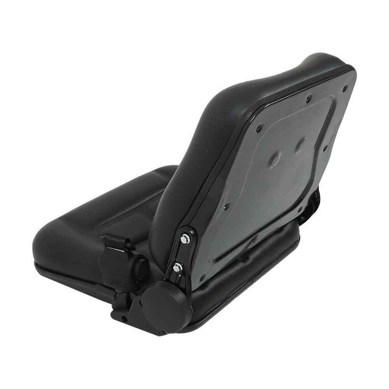 DURAFORCE Forklift Seat Fold Down Tractor Seat Adjustable Back & Seatbelt Switch Universal