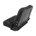 DURAFORCE Forklift Seat Fold Down Tractor Seat Adjustable Back & Seatbelt Switch Universal