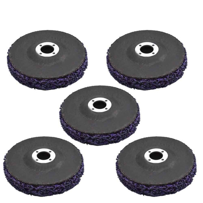 DURAFORCE 30 Pack 4" Poly Strip Disc Wheel Paint Rust Removal Clean For Angle Grinder