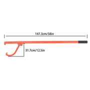 DURAFORCE 58 Inch Log Roller Tool Lifter Retractable Felled Cant Hook Logging Tool