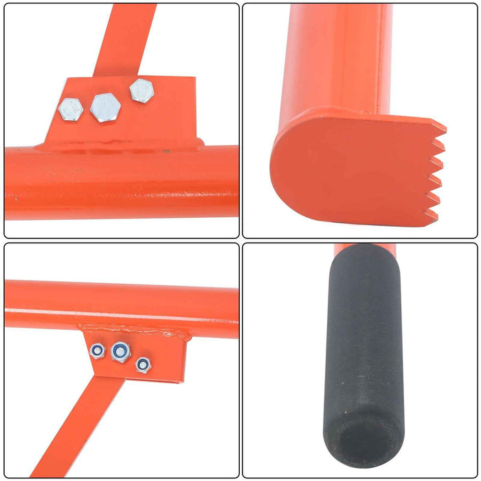 DURAFORCE 58 Inch Log Roller Tool Lifter Retractable Felled Cant Hook Logging Tool