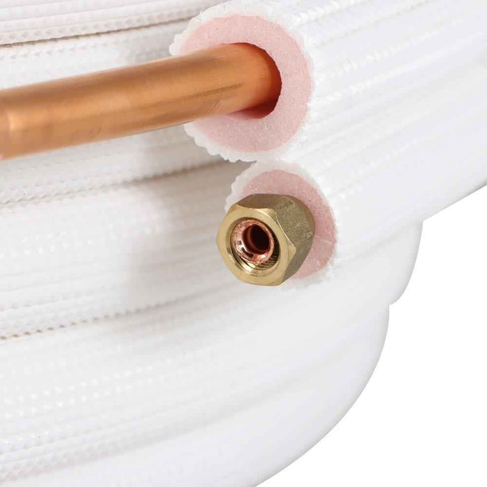 DURAFORCE 1/4 Inch - 1/2 Inch Install Kit Fit 50 Feet For Mini Split Heat Pump Systems