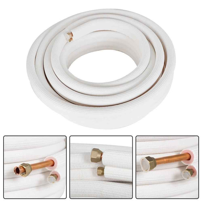DURAFORCE 1/4 Inch - 1/2 Inch Install Kit Fit 50 Feet For Mini Split Heat Pump Systems