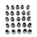 DURAFORCE 25Pcs Collet Set ER32 Collet Chuck 1/16" - 3/4" Holder Spring Collet Set New