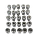 DURAFORCE 25Pcs Collet Set ER32 Collet Chuck 1/16" - 3/4" Holder Spring Collet Set New