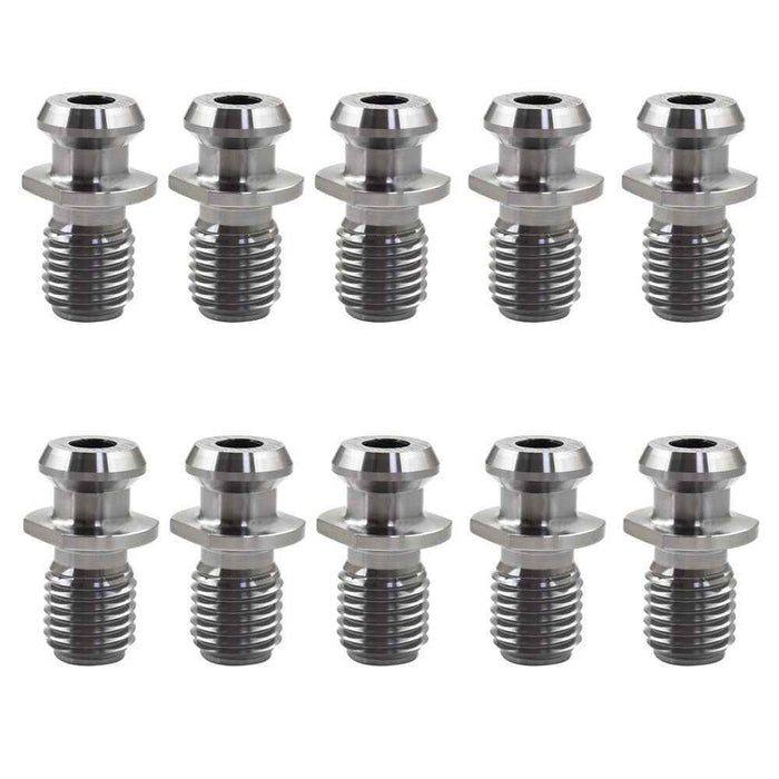 DURAFORCE 10 Pack CAT50 45° 1.140" Pull Stud Coolant Thru Retention Knob For Mazak