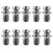 DURAFORCE 10 Pack CAT50 45° 1.140" Pull Stud Coolant Thru Retention Knob For Mazak