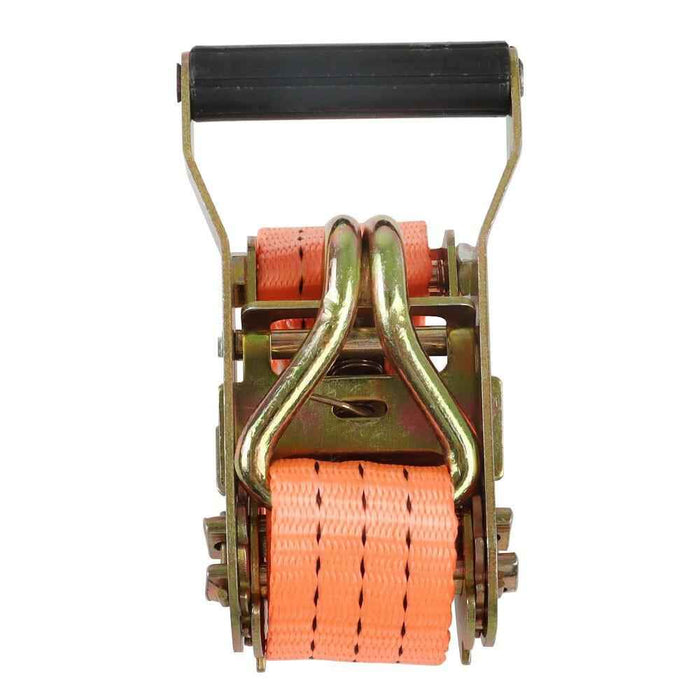 DURAFORCE 10 Pack 4000LB J-Hook fitting 1.5" ×15' Ratchet Strap Heavy Duty Tie Downs