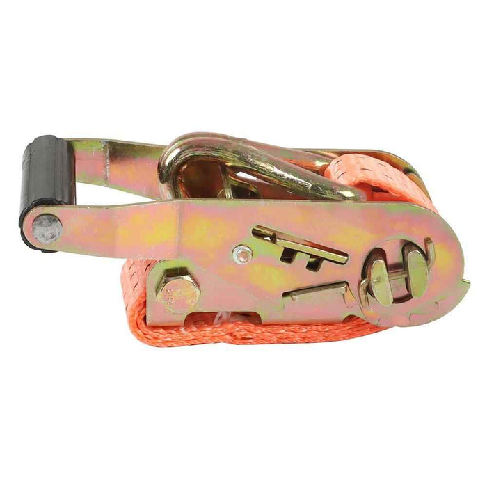 DURAFORCE 10 Pack 4000LB J-Hook fitting 1.5" ×15' Ratchet Strap Heavy Duty Tie Downs