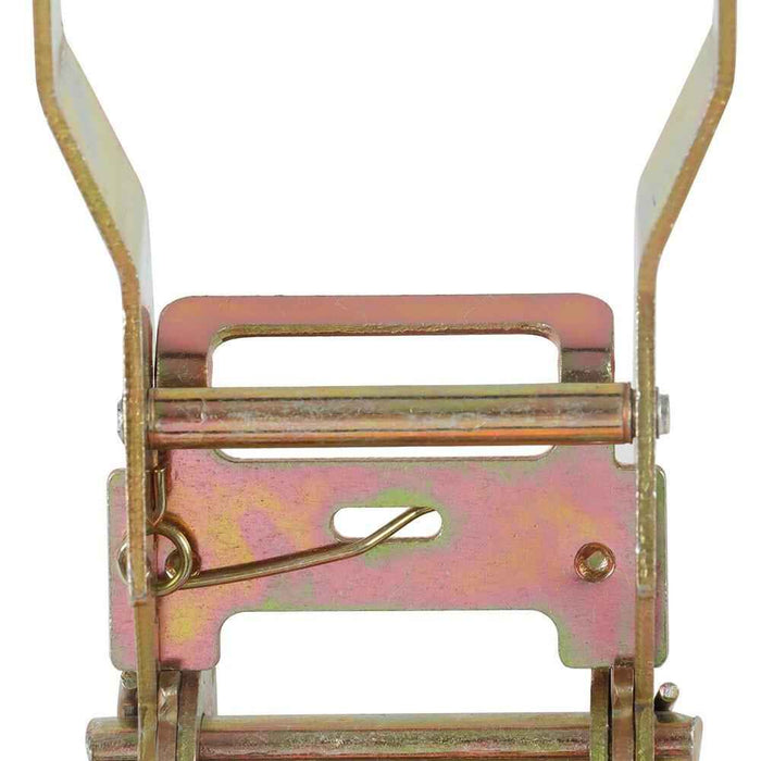 DURAFORCE 10 Pack 4000LB J-Hook fitting 1.5" ×15' Ratchet Strap Heavy Duty Tie Downs