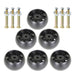 DURAFORCE 6 Pack Deck Wheels & Hardware Kit For Husqvarna 917275023 917276600 917288480
