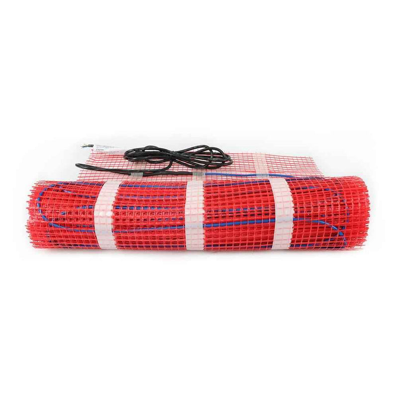 DURAFORCE 20 Sqft Electric Radiant Floor Heat System Floor Heat Mat 120V W/ Thermostat