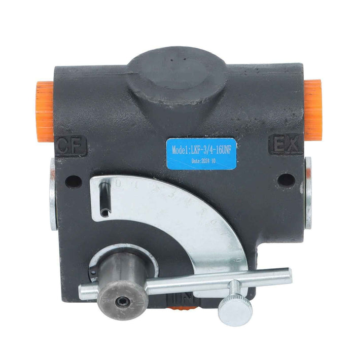 #8 SAE Ports, Hydraulic Adjustable Variable Flow Control Valve, 0-16 GPM New