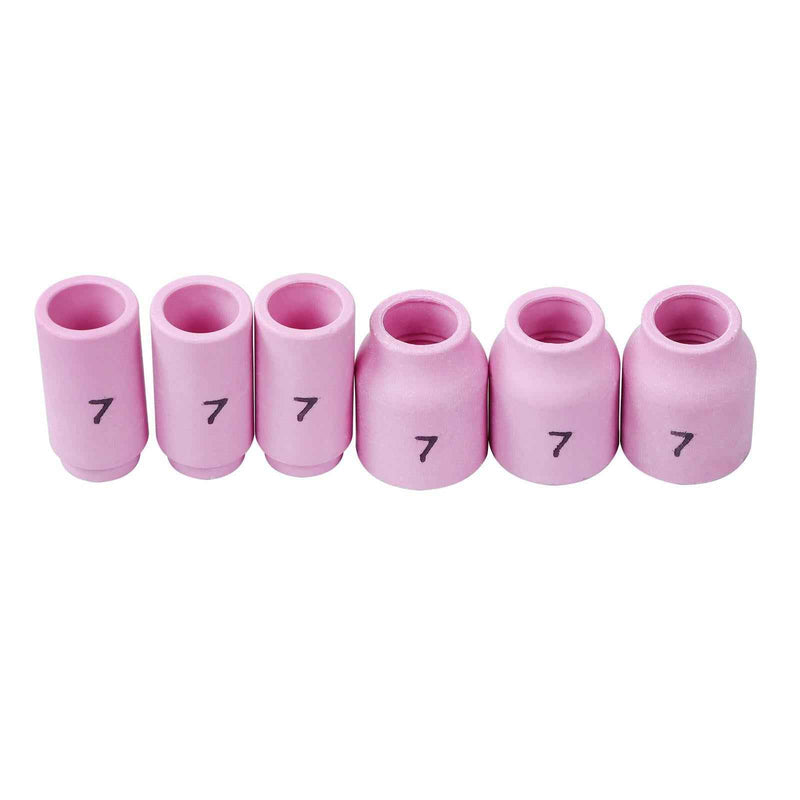 DURAFORCE New for WP-17/18/26 123Pcs TIG Welding Torch Stubby Gas Lens Pyrex Glass Cup Kit