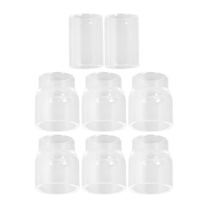 DURAFORCE New for WP-17/18/26 123Pcs TIG Welding Torch Stubby Gas Lens Pyrex Glass Cup Kit