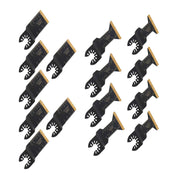 DURAFORCE New 15 Pcs Titanium Oscillating Saw Blades Universal Multitool Metal Cutting